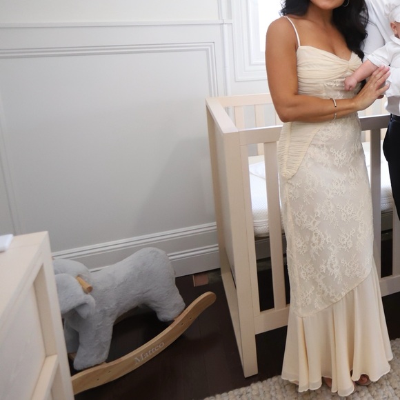 House of CB Felicia Lace Inset Mermaid Gown - Picture 7 of 8